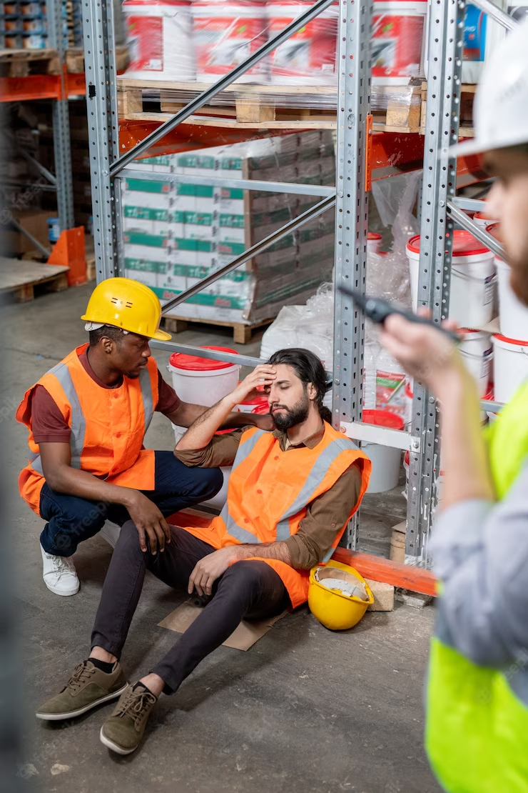 simulation de malaise lors d'une formation SST